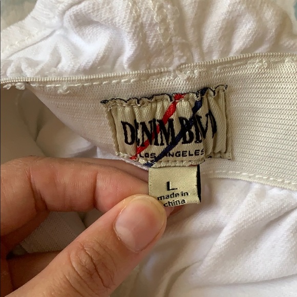 Shellsea High Waisted White Puffer Shorts - Picture 4 of 5